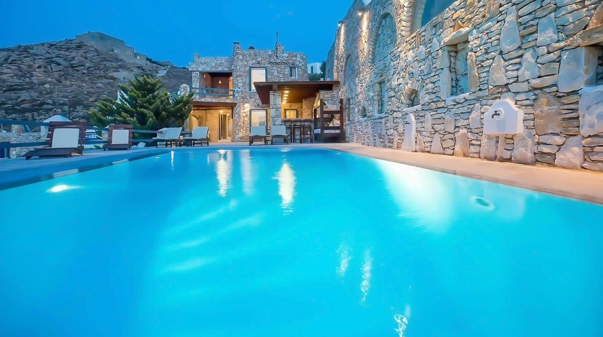 Villa Omnia Mykonos Town ภายนอก รูปภาพ